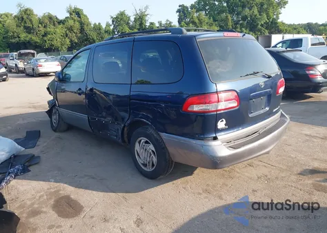 2001 Toyota Sienna Xle from USA, damaged, VIN 4T3ZF13CX1U327214